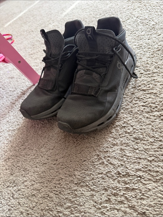 On Running Shoes - On Running Men's/Women's Black Athletic Running Shoes